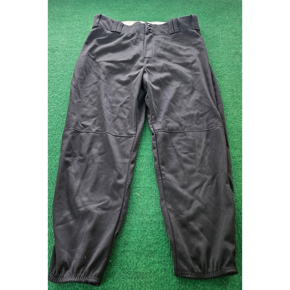 Black Baseball Softball Sliding‎ Pants Womens Medium Elastic Cuffs